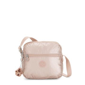 Kipling Keefe Metallic Crossbody Väska Guld | SE 2031XY